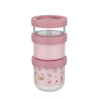   Little Dutch gyerek snack box készlet 3 db-os - fairy garden