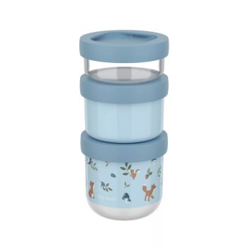   Little Dutch gyerek snack box készlet 3 db-os - forest friends