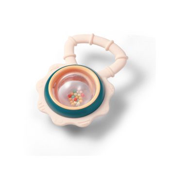 BABYONO Csörgő rágókával 3m+ Virág