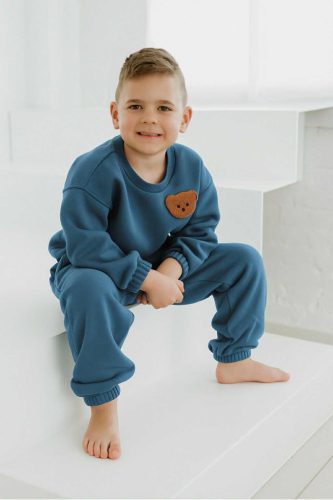 Macis anya - gyerek unisex melegítő szett / Gyerek - Kék