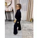 Magas nyakú anya - gyerek unisex melegítő szett / Gyerek - Fekete Magas nyakú anya - gyerek unisex melegítő szett / Gyerek - Fekete