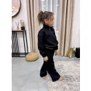 Magas nyakú anya - gyerek unisex melegítő szett / Gyerek - Fekete Magas nyakú anya - gyerek unisex melegítő szett / Gyerek - Fekete