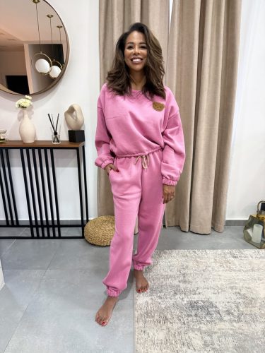 Macis anya - gyerek unisex melegítő szett / Felnőtt - Rózsaszín