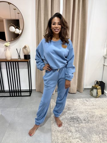 Macis anya - gyerek unisex melegítő szett / Felnőtt - Kék