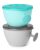 SKIP HOP Tányérok fedővel és Easy Grab fogantyúval Grey,Teal 2 x 240 ml, 3m+