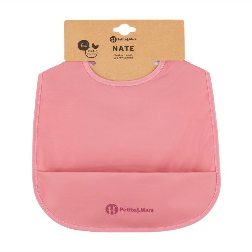 PETITE&MARS PU előke Nate Dusty Rose 6hó+