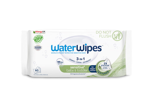 WATERWIPES Nedves törlőkendő Baby&Toddler 3in1 60 db
