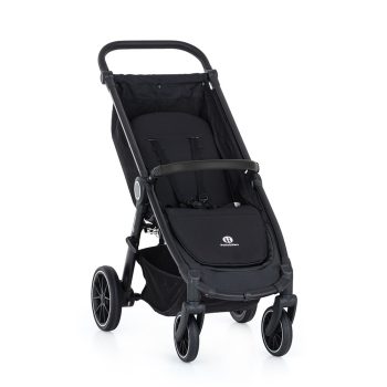 PETITE&MARS Street+ babakocsi fekete váz kerekek nélkül