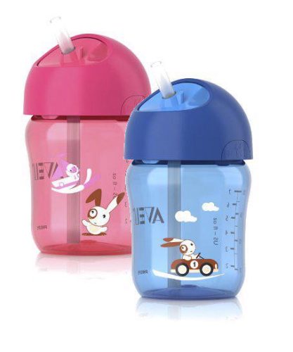 Philips AVENT @Pohár szívószállal 260 ml kék