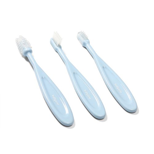 BABYONO Fogkefe 3 db, türkiz