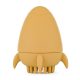 PETITE&MARS Szilikon fürdőjáték kefével Splashy Rocket Intense Ochre 6m+