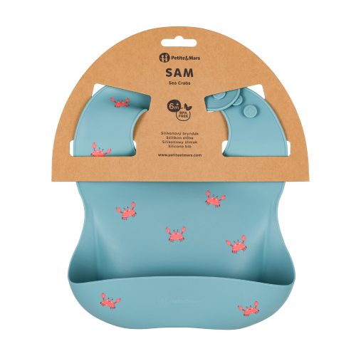 PETITE&MARS Szilikon előke Take&Match Tengeri Rákok 6m+