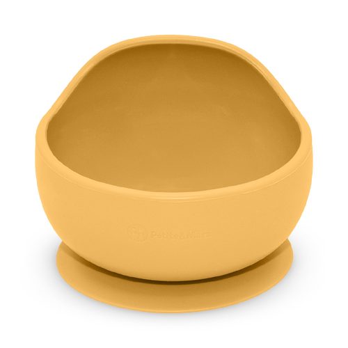PETITE&MARS Szilikon tál tapadókoronggal Take&Match Intense Ochre 6m+