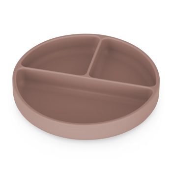   PETITE&MARS Szilikon osztott tányér Take&Match Velvet Latte 6m+