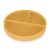 PETITE&MARS Szilikon osztott tányér, kerek Take&Match Intense Ochre 6m+