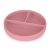 PETITE&MARS Szilikon osztott tányér, kerek Take&Match Dusty Rose 6m+