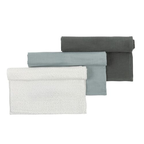 NATTOU Muszlin pelenka 3 db LA 65x65 cm