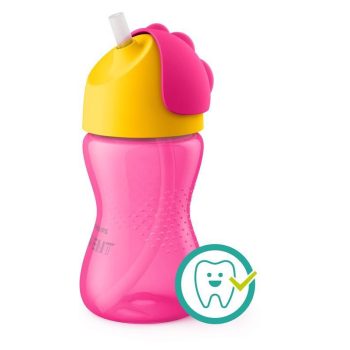   Philips AVENT SCF798/02 Itatópohár rugalmas szívószállal 300ml lányos