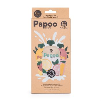 PETITE&MARS Papoo Original tasak bébiételekhez, 6 db