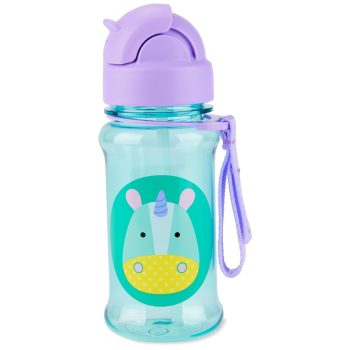   SKIP HOP Zoo Tritán Palack szívószállal 355ml Egyszarvú 12m+