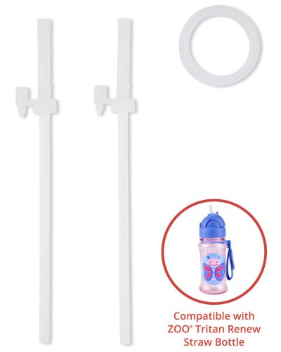 SKIP HOP Szívószál tartalék Zoo tritan palackhoz 2db