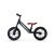 QPLAY futóbicikli Racer air (Titanium) Black/Red  3 - 6 éves korig, 30 kg-ig