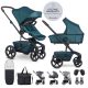 EASYWALKER Kombinált babakocsi Harvey⁵ Premium Jade Green XXL RWS