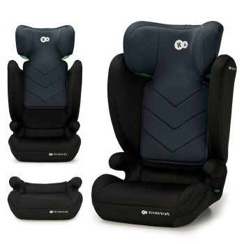 KINDERKRAFT Autósülés i-Spark i-Size 100-150 cm Fekete