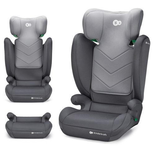 KINDERKRAFT Autósülés i-Spark i-Size 100-150 cm Szürke