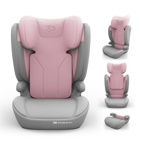 KINDERKRAFT Autósülés i-Spark 2 Plus i-Size (100-150 cm) Pink