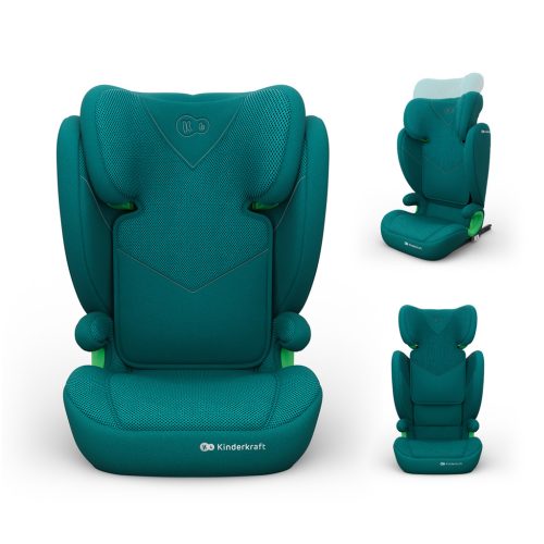 KINDERKRAFT Autósülés Junior Fix 2 Plus (100-150 cm) Green