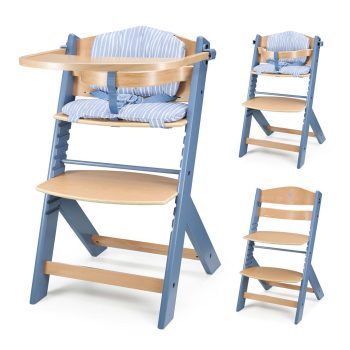 KINDERKRAFT Etetőszék Enock Nordic Breeze párnával
