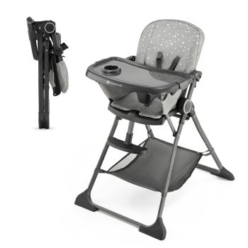 KINDERKRAFT Etetőszék Foldee Grey