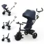 KINDERKRAFT Aston 2 Plus Navy háromkerekű, 9 hónapos kortól