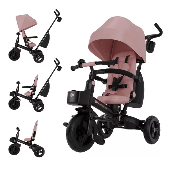 KINDERKRAFT Aveo 2 Plus Rózsaszín Tricikli KINDERKRAFT Aveo 2 Plus Rózsaszín Tricikli