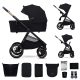 KINDERKRAFT Kombinált babakocsi Nea 2 2in1 Midnigth Black