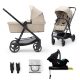 KINDERKRAFT Babakocsi kombinált 4 az 1-ben Newly Classic Beige + Mink PRO