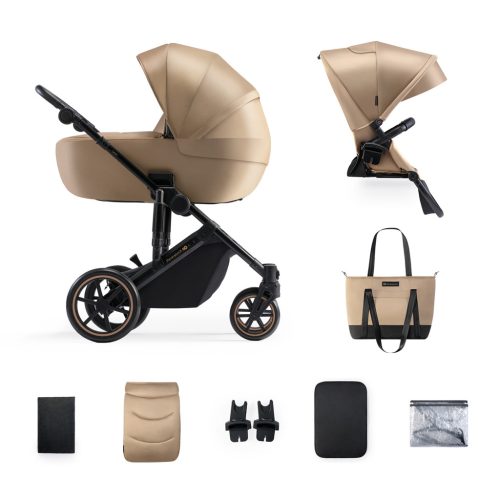 KINDERKRAFT Babakocsi kombinált 2 az 1-ben Prime 2 Beige