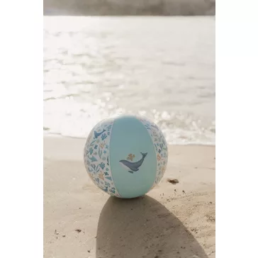   Little Dutch felfújható strandlabda Ocean Dreams kék 35 cm