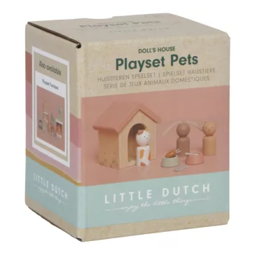 Little Dutch babaház kiegészítő szett - házi kedvencek 