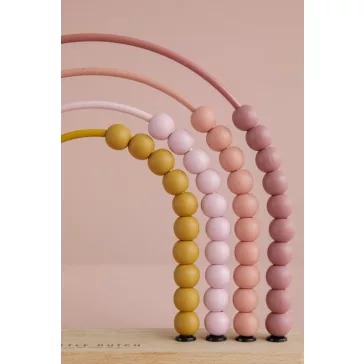 Little Dutch abacus szivárvány - Rózsaszín