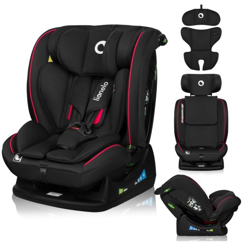 LIONELO Autósülés Aart i-Size (40-150 cm) Fekete Karbon Piros