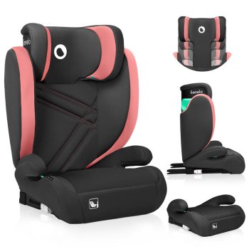 LIONELO Hugo i-Size autósülés (100-150 cm) Pink Baby