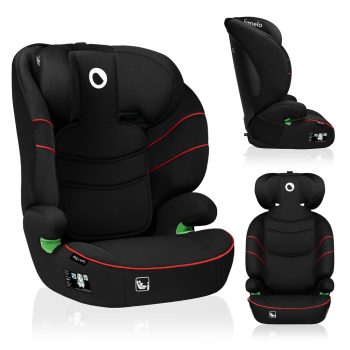   LIONELO Lars i-Size autósülés (100-150 cm) Sporty Black Red