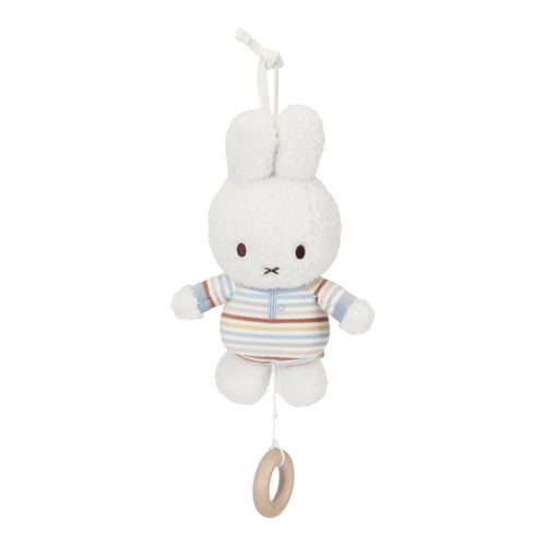 Little Dutch miffy felhúzható zenélő babajáték - vintage csíkos