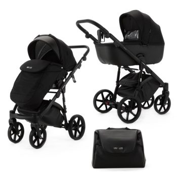 ADAMEX Kombinált babakocsi Nola Natura Carbon