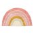 Little Dutch gyerekszőnyeg pink szivárvány 80x130 cm