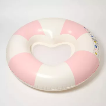 Sunnylife hálós úszógumi - Stole My Heart Pink Stripe