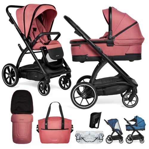 MUUVO Kombinált babakocsi Trick szett 2in1 Pure pink