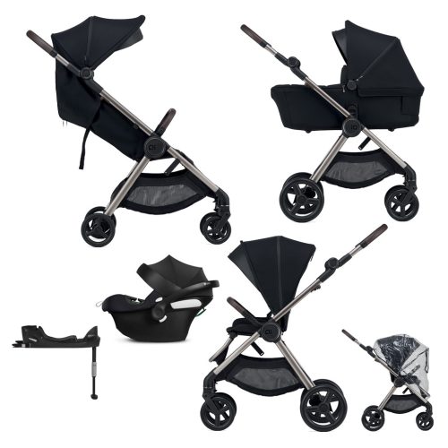 ANEX KÉSZLET Babakocsi IQ Smoky premium + CYBEX Aton B2 i-Size + alapzat